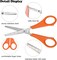 12-Pack 5" Kids Safety Scissors – Blunt Tip, 6 Assorted Colors for Paper, Cards & Crafts